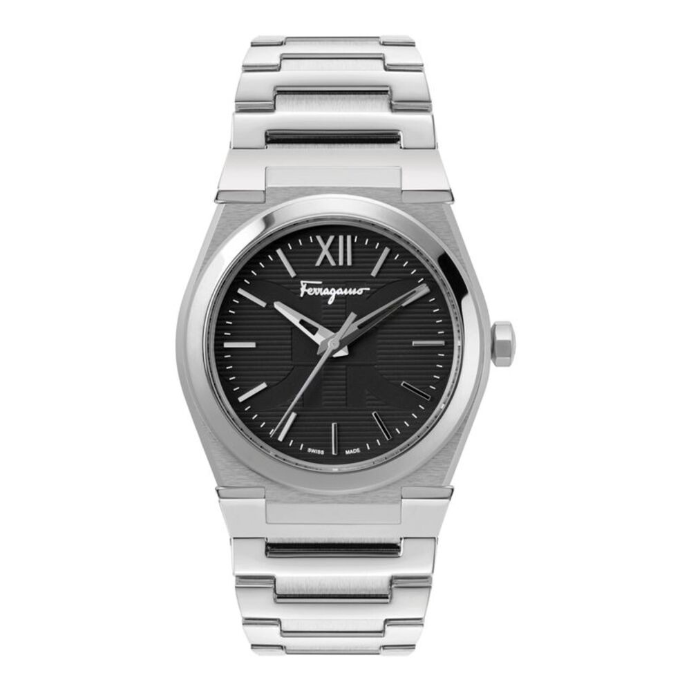 Ferragamo Vega Bracelet Watch Silver Mens